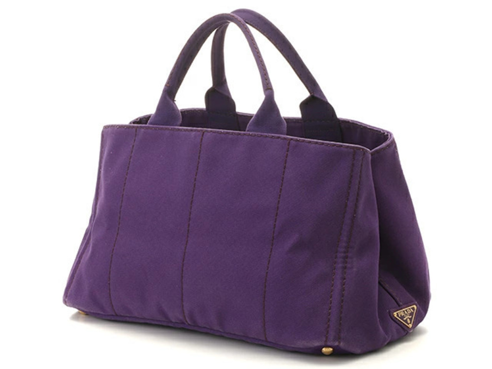 Prada Canapa Tote Bag Purple